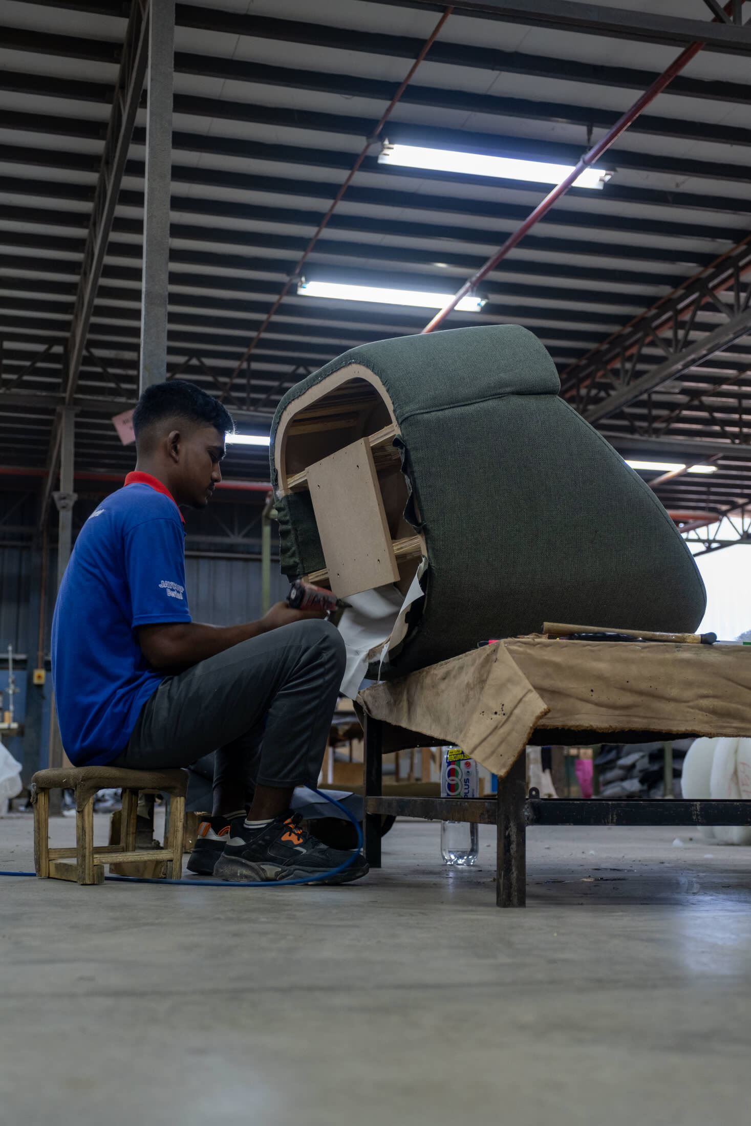 Upholstery production at Instyle